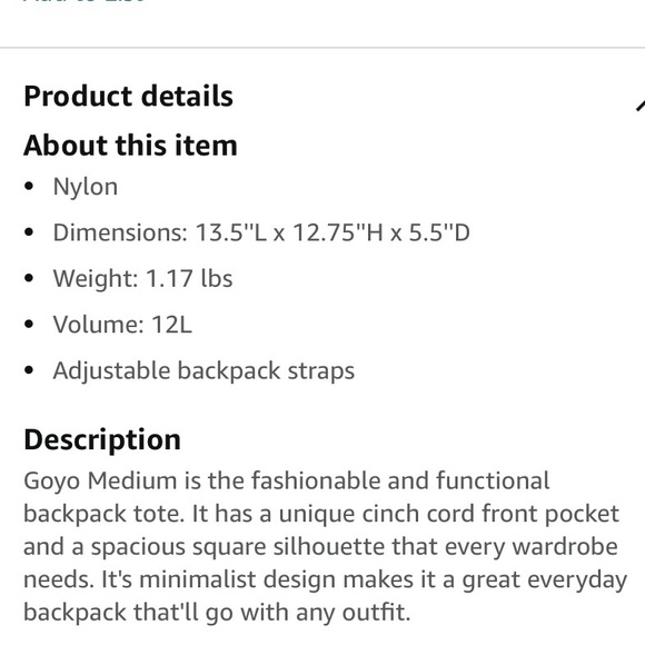 Cute backpack discontinued style. Brand new and unused. Perfect condition. - Picture 2 of 4